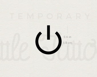 On off Switch Tattoo - Etsy Australia On off Switch Tattoo - Etsy Australia