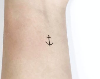 Little Anchor Temporary Tattoo (Set of 3)