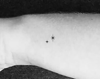 The Second Star to the Right Temporary Tattoo (Set of 3)