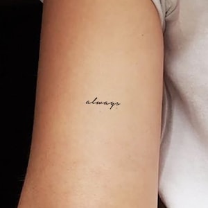 Always Temporary Tattoo (Set of 3)