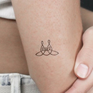 Small Family Of Five Unity Symbol Temporary Tattoo (Set of 3)