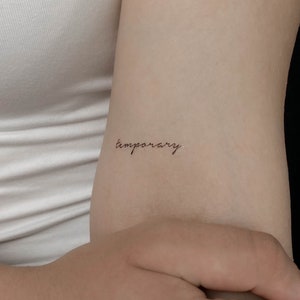 Temporary Temporary Tattoo (Set of 3)