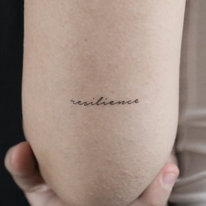 Resilience Temporary Tattoo (Set of 3)