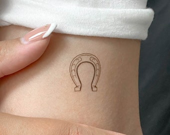 Horseshoe Temporary Tattoo (Set of 3)