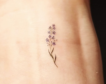 Little Watercolor Forget-me-not Temporary Tattoo (Set of 3)