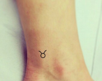 taurus tattoo etsy