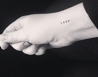 Birth Year Tattoo Ideas