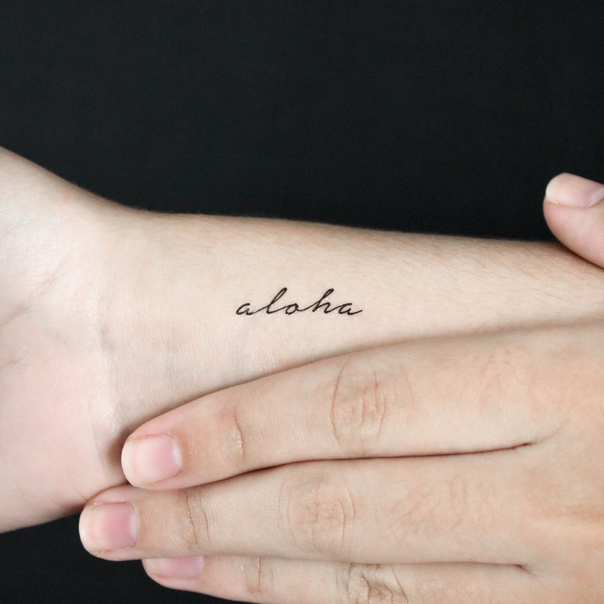 Aloha Temporary Tattoo (Set of 3)