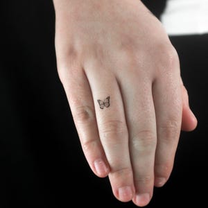 Tiny Butterfly Temporary Tattoo (Set of 3)