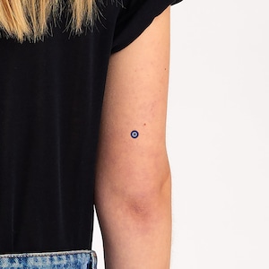 Nazar boze oog amulet tijdelijke tattoo (set van 3)