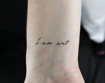 I Am Art タトゥーシール（3枚セット） - Etsy 日本