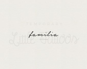 Tatouage temporaire Familia (Ensemble de 3)