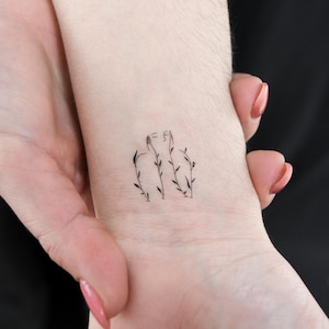 Blossoming Temporary Tattoo by EMBA (Set of 3)