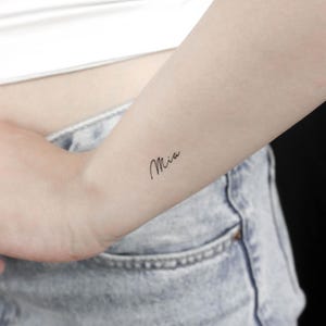 Mia temporäres Tattoo (3er Set)