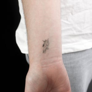 Piccolo tatuaggio temporaneo &quot;Il rapimento di Psiche&quot; (set di 3)