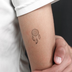Small Dreamcatcher Temporary Tattoo (Set of 3)
