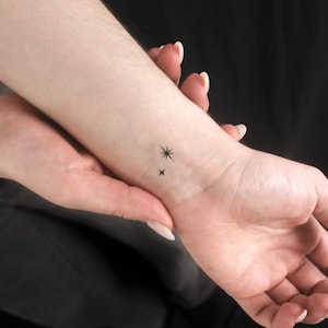 The Second Star to the Right Temporary Tattoo (Set of 3)
