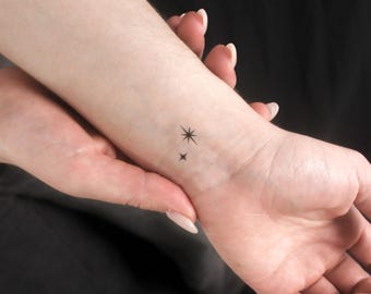 The Second Star to the Right Temporary Tattoo (Set of 3)