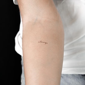 Immer temporäres Tattoo (3er Set)