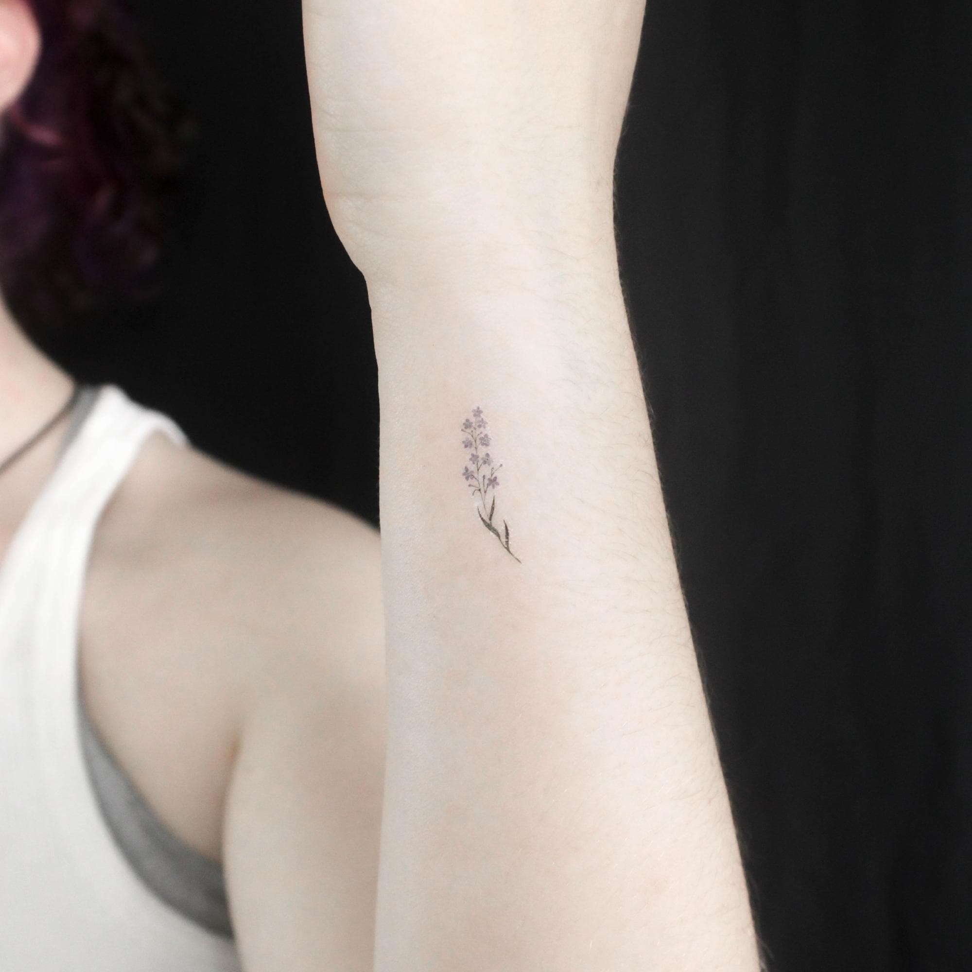 Little Watercolor Forget-me-not Temporary Tattoo (Set of 3)