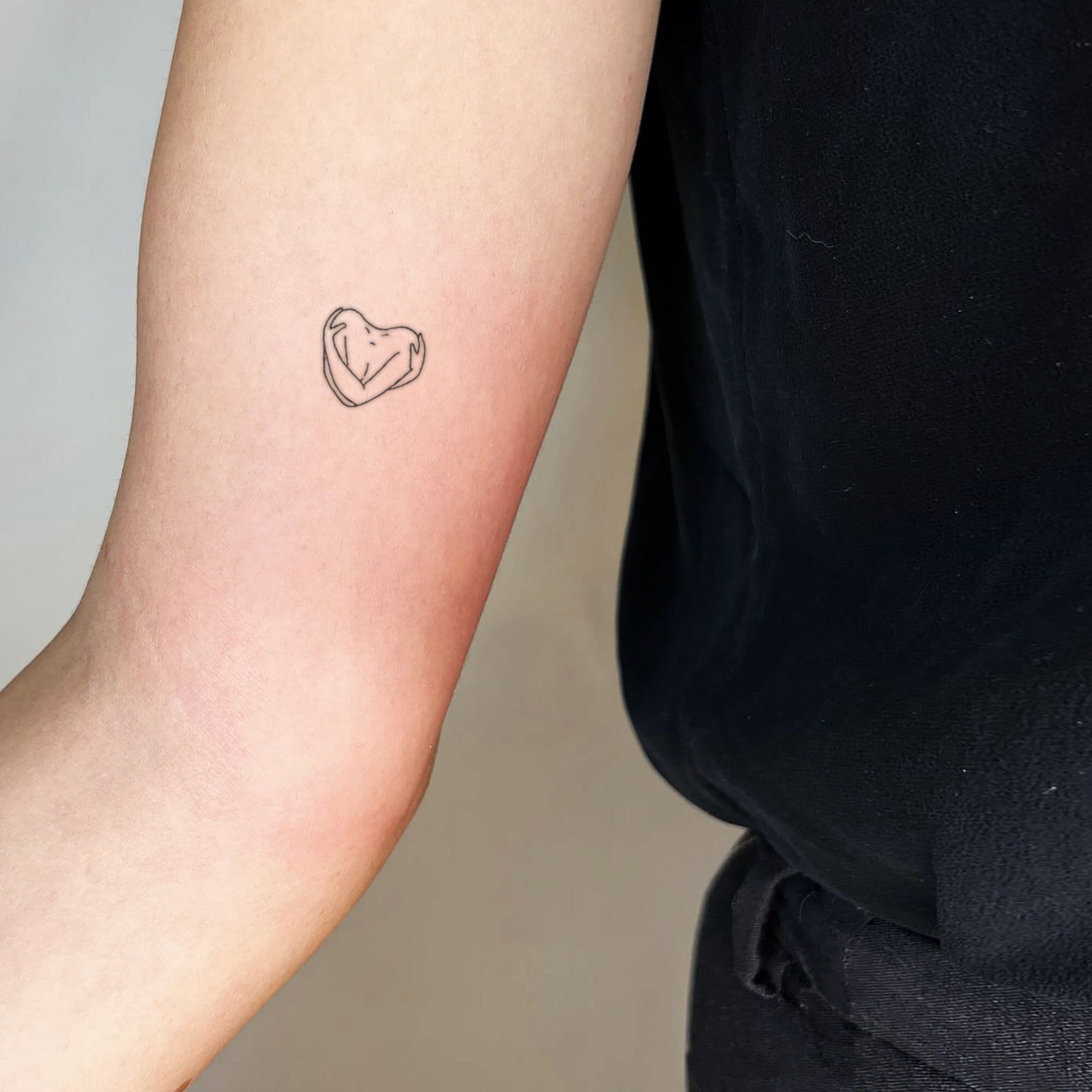 Love Myself Symbol Temporary Tattoo set of 3 - Etsy