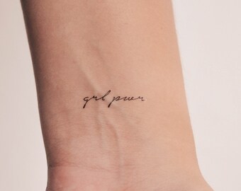 Grl Pwr Temporary Tattoo (Set of 3)