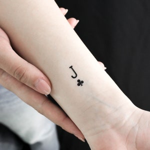 Jack Of Clubs tijdelijke tattoo (set van 3)
