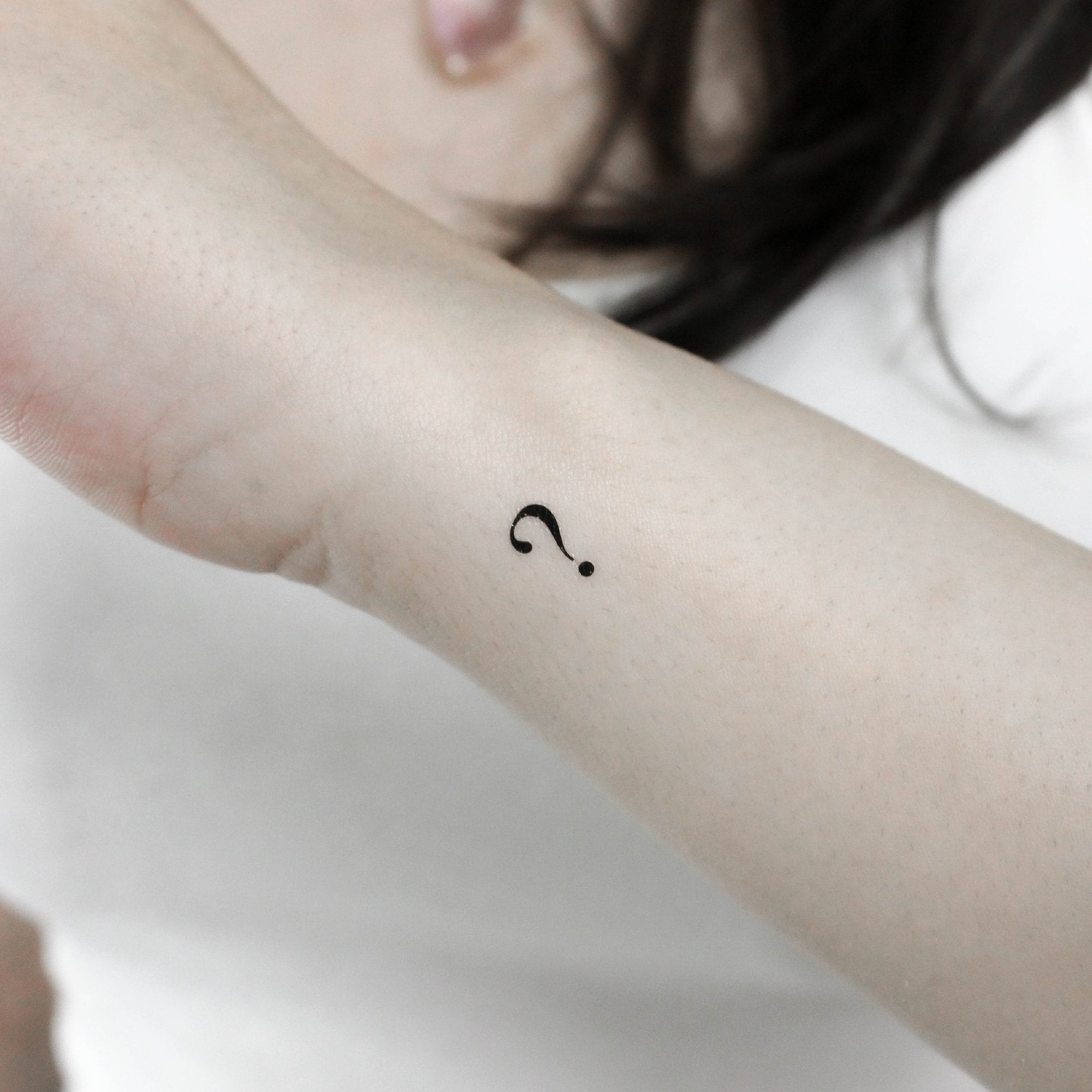 Question Mark Temporary Tattoos (set of 3) - Etsy