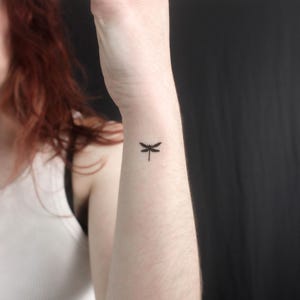 Little Dragonfly Temporary Tattoo (Set of 3)