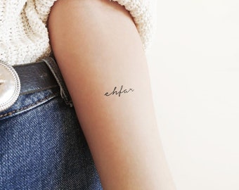 Buy One Word Tattoos Online In India - Etsy India