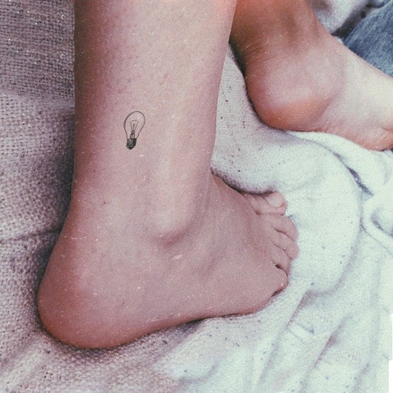 Light Bulb Temporary Tattoo set of 3 - Etsy Norway Light Bulb Temporary Tattoo set of 3 - Etsy Norway