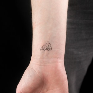 Pizza Slice Temporary Tattoo (Set of 3)