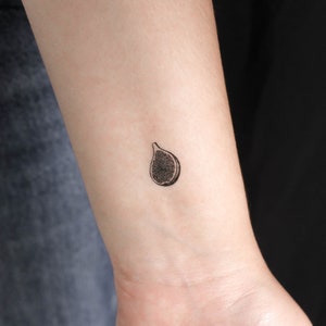 Small Fig Temporary Tattoo (Set of 3)