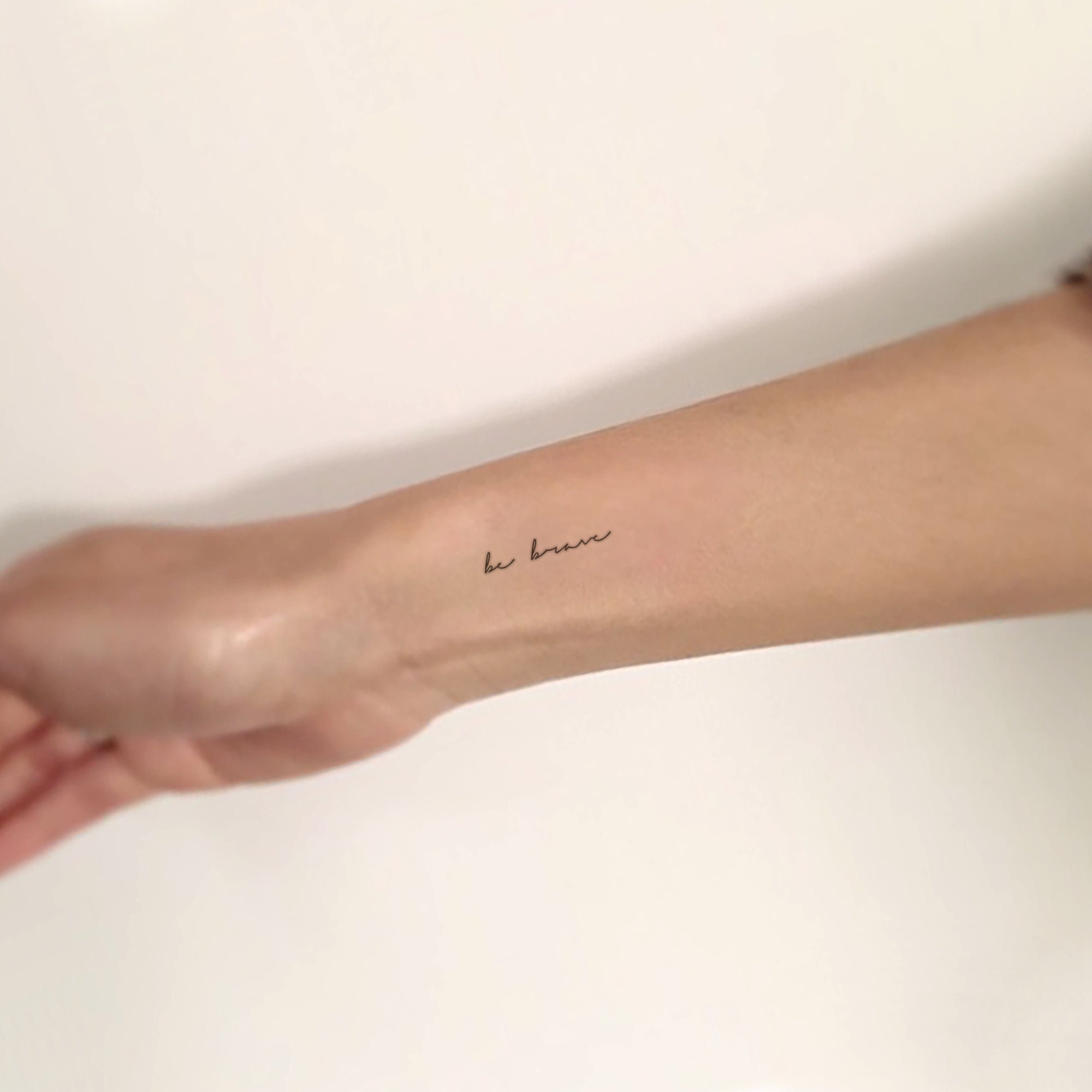 Be Brave Temporary Tattoo - Etsy Singapore