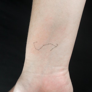 Small Scorpius Constellation Temporary Tattoo (Set of 3)