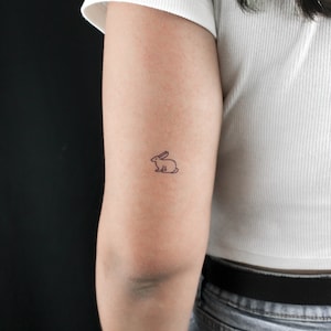 Tatuaggio Temporaneo Coniglio D'Acqua (Set Di 3)