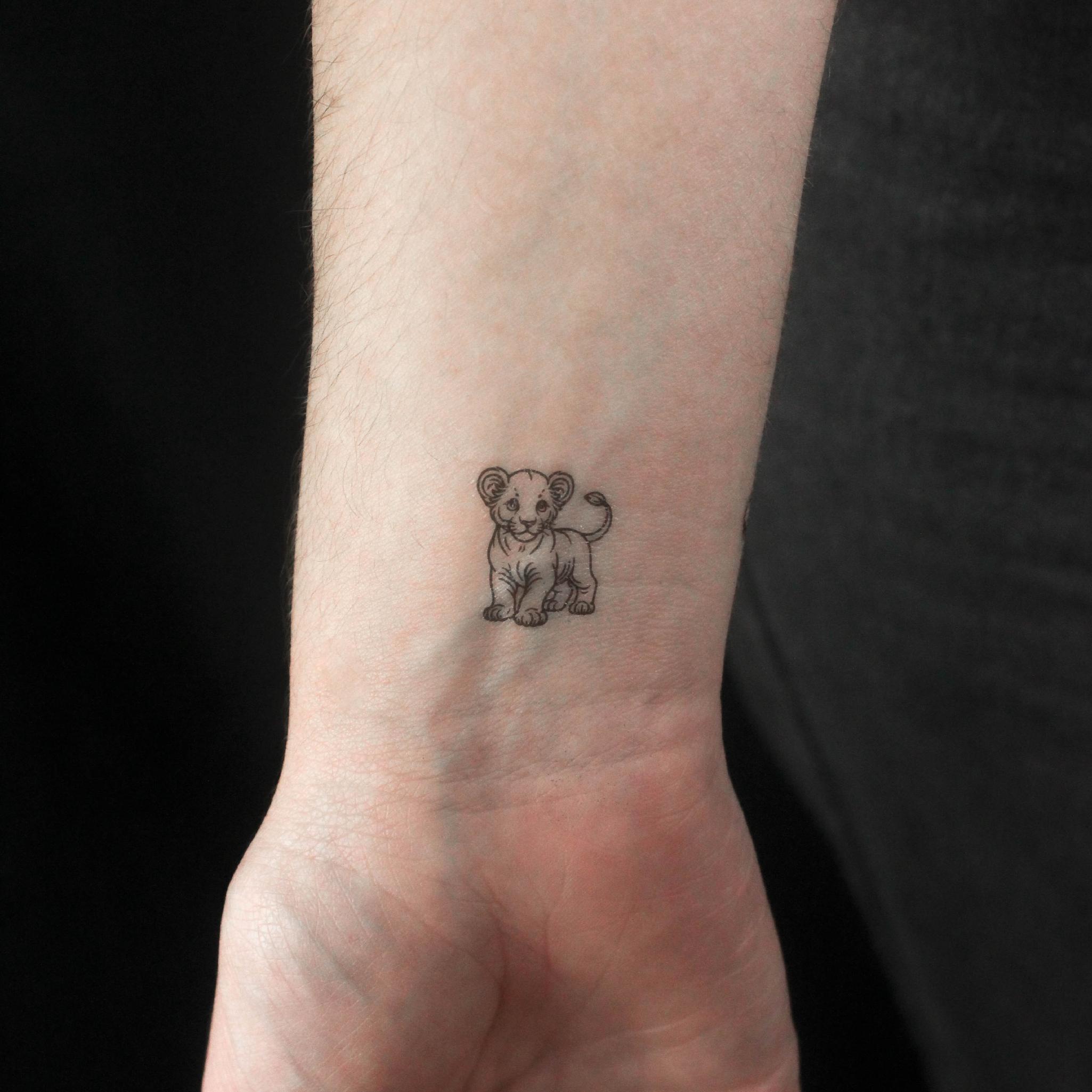 Simba tattoo - Etsy 日本, image size:2050x2050