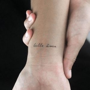 Tatuaggio temporaneo Belle âme (set di 3)