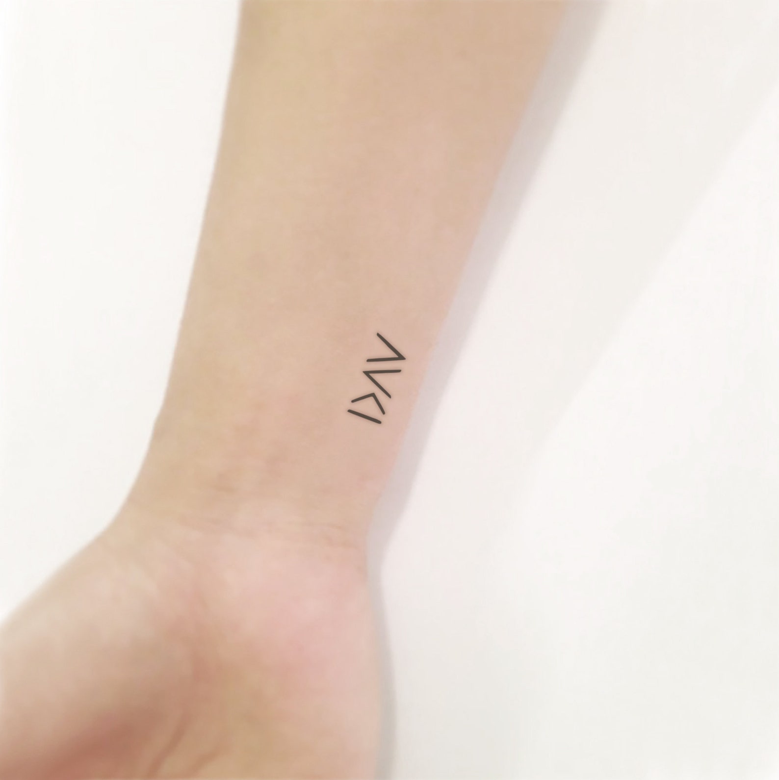 I Am Greater Than My Highs And Lows Tattoo I Am Greater Than My Highs and Lows Symbol Temporary Tattoo - Etsy