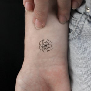 Seme della vita tatuaggio temporaneo (set di 3)