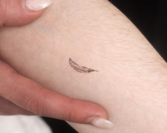 Feather Temporary Tattoo (Set of 3)