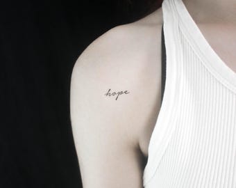Hope Temporary Tattoo (Set of 3)