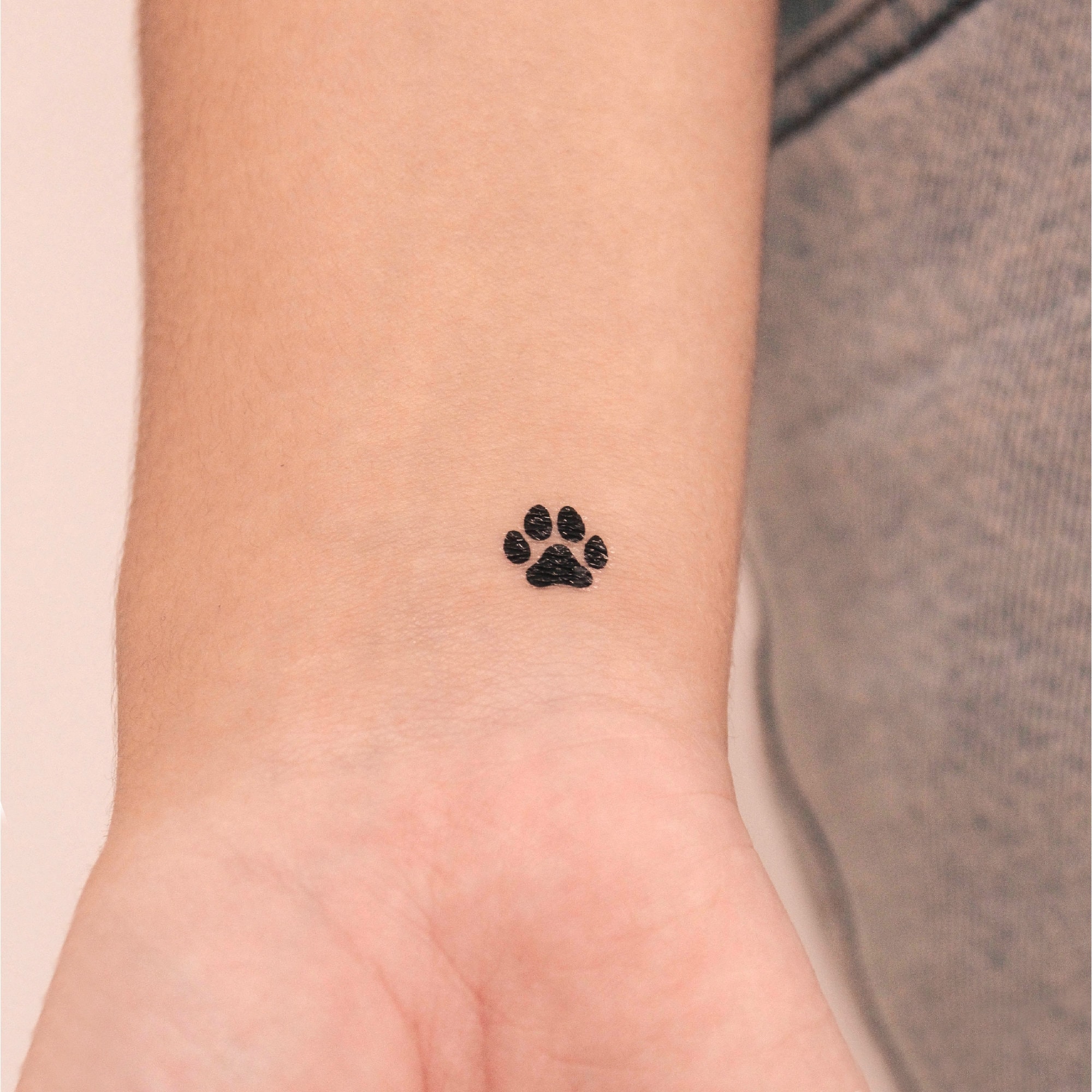 Kleine Hunde Pfote temporäres Tattoo 3er Set - Etsy Schweiz