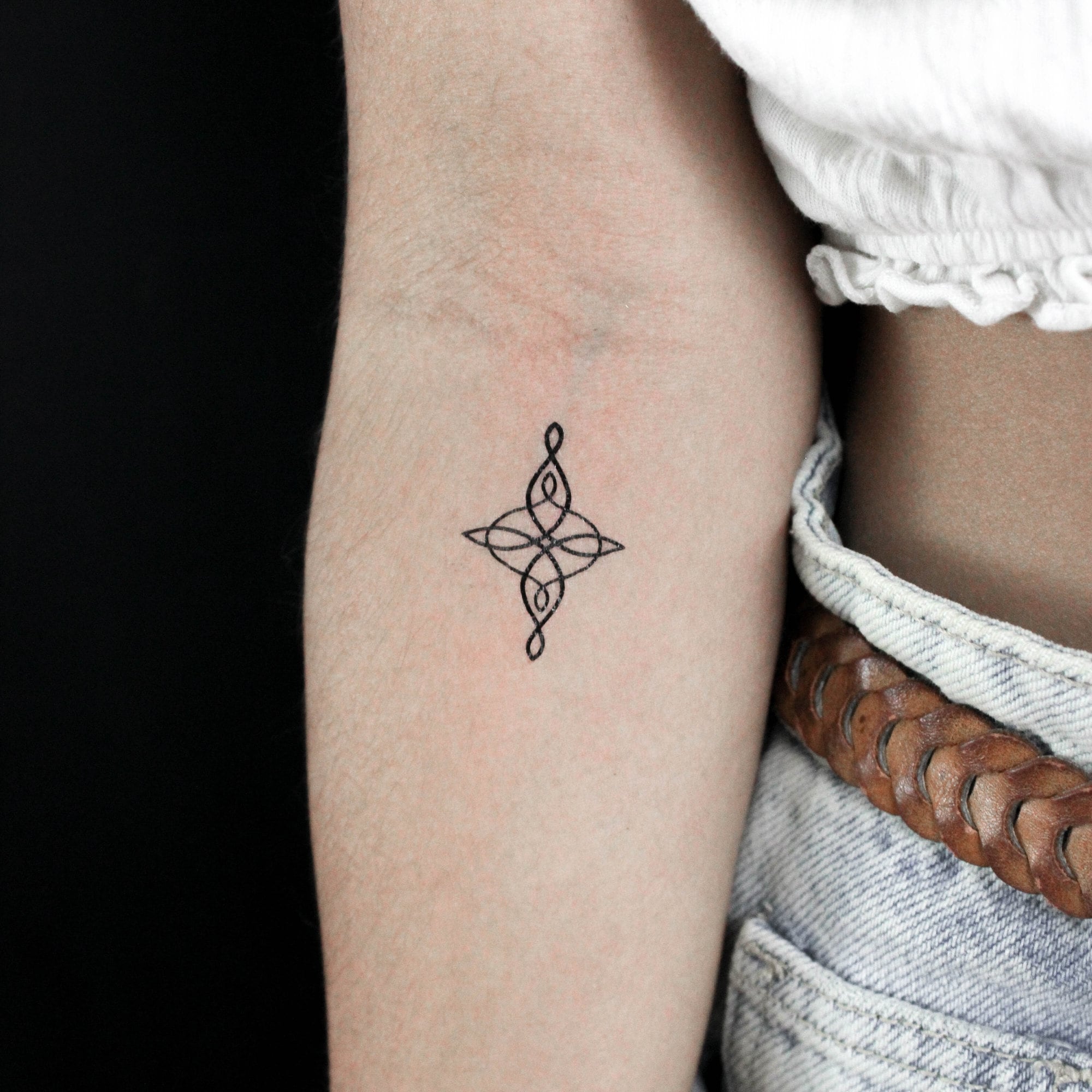 Familie knoop tijdelijke tattoo (set van 3) - Etsy België, image size:2000x2000