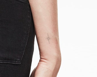 North Star Temporary Tattoo (Set of 3)