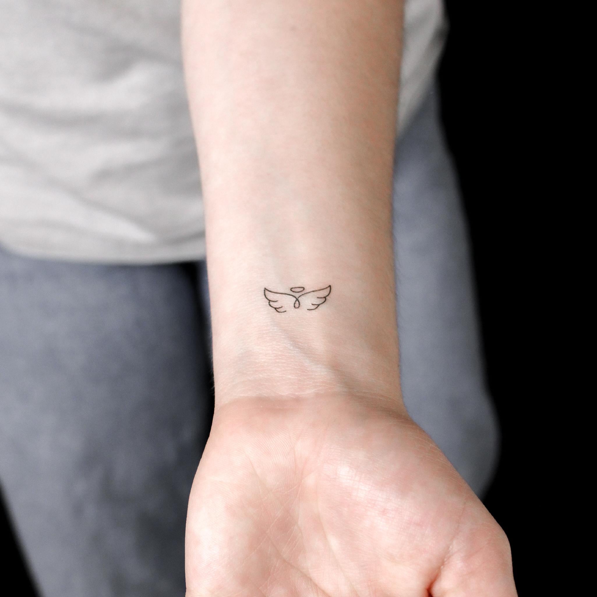 Beautiful Small Angel Tattoos for Women