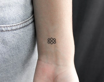 Celtic Knot Ring Temporary Tattoo, Pre-cut -  Denmark