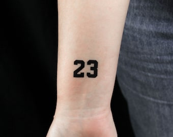 23 Temporary Tattoo (set of 3)