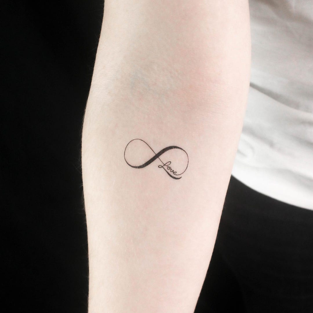 Tijdelijke tattoo oneindige liefde (set van 3) - Etsy België, image size:1080x1080