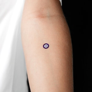 Nazar Evil Eye Amulett temporäres Tattoo (3er Set)